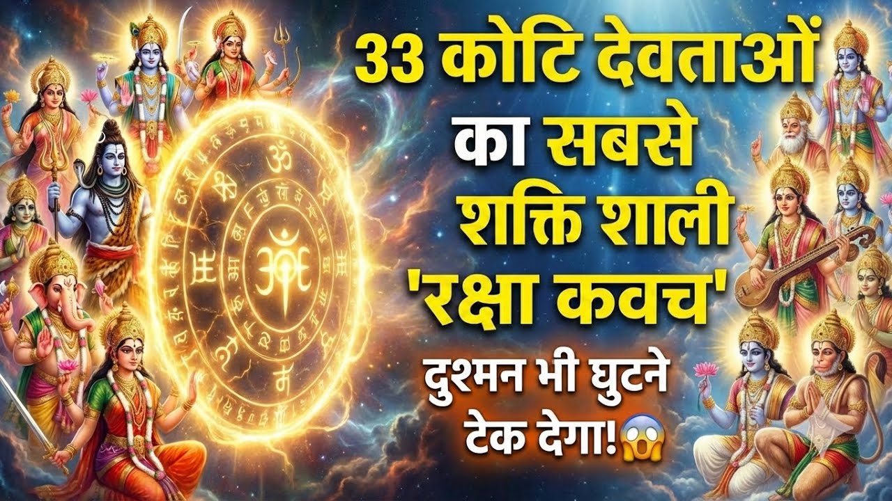 33 कोटि देवताओं का सबसे शक्तिशाली 'रक्षा कवच' | दुश्मन भी घुटने टेक देगा! 😱