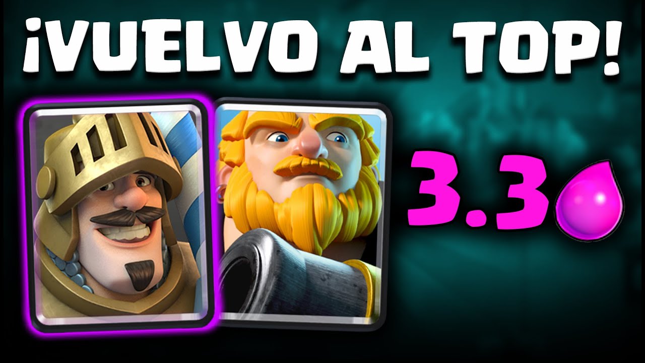 A POR LAS 7000 COPAS CON GIGANTE NOBLE CICLO! 3.3 ELIXIR | Malcaide Clash Royale