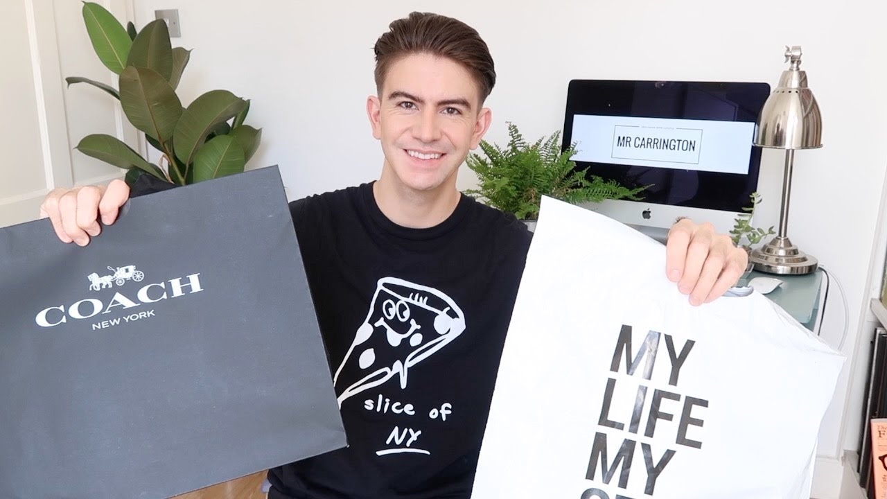 MENS HAUL UK  - MENSWEAR FASHION 2017 - COACH H&M URBAN OUTFITTERS NEWLOOK TOPMAN