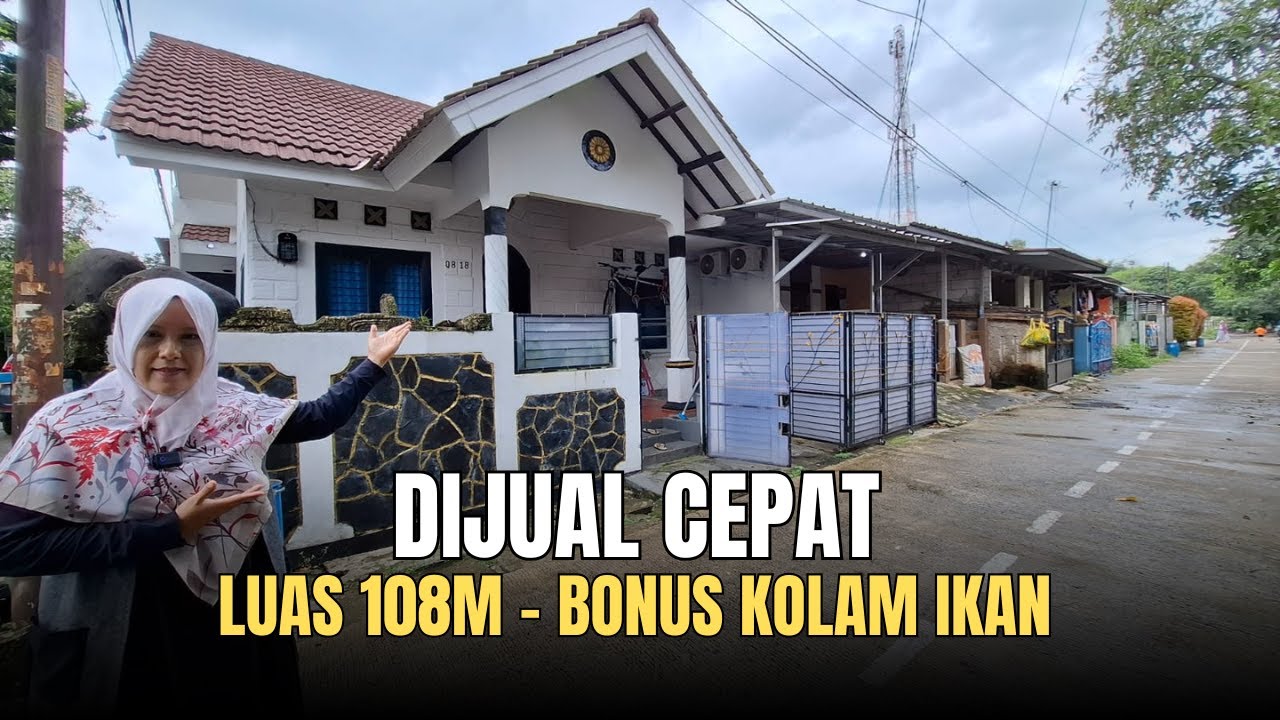 Rumah Dijual Cepat di Bekasi | Luas Tanah 108m Bonus Kolam Ikan | Bekasi Timur Regensi 2
