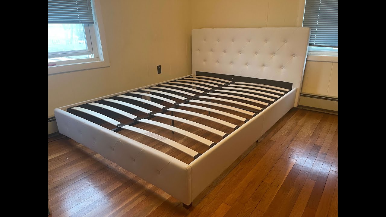 DHP Dakota Upholstered Platform Bed Assembly (Avenue Greene Darci, River Street Designs, Salina)