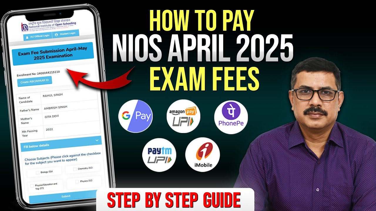How to Pay NIOS Exam Fees: Complete Guide for April 2025