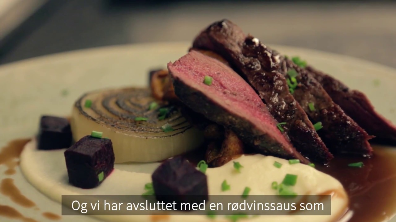 Oppskrift på hjort ytrefilét med rødvinssaus