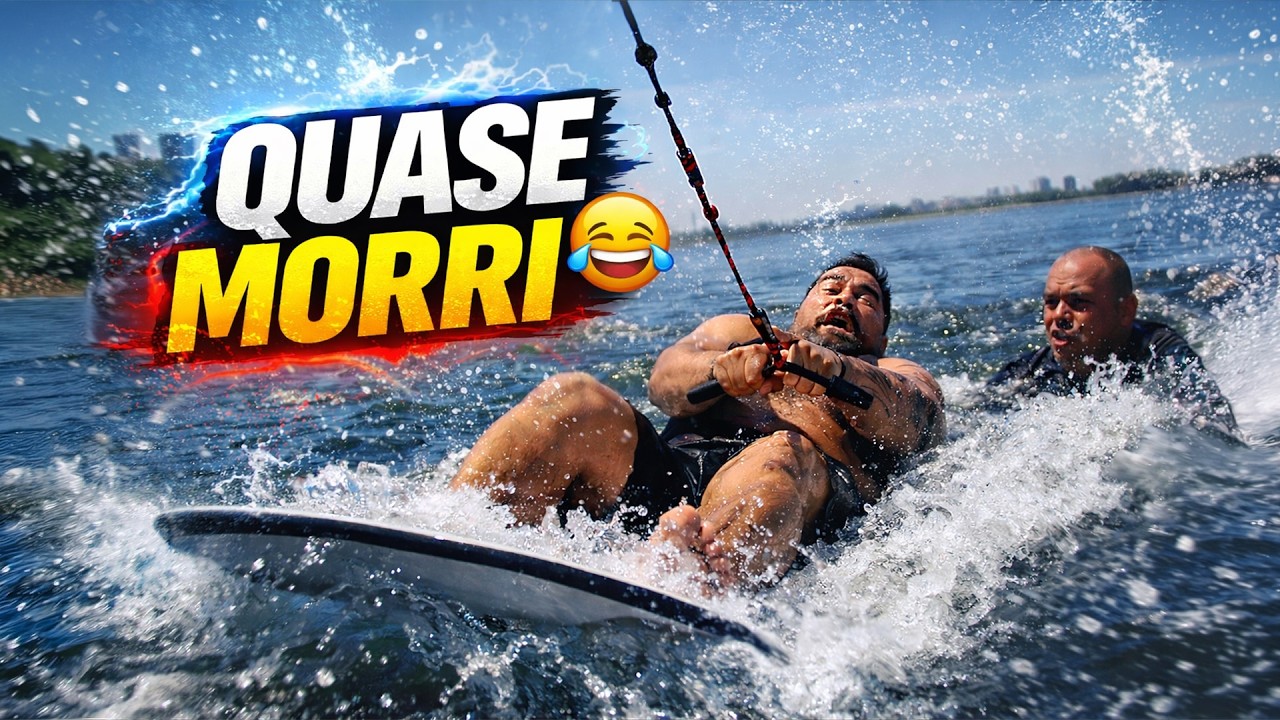 135 KG TRYING TO SURF... IT WENT VERY WRONG BEFORE IT WENT RIGHT 😂