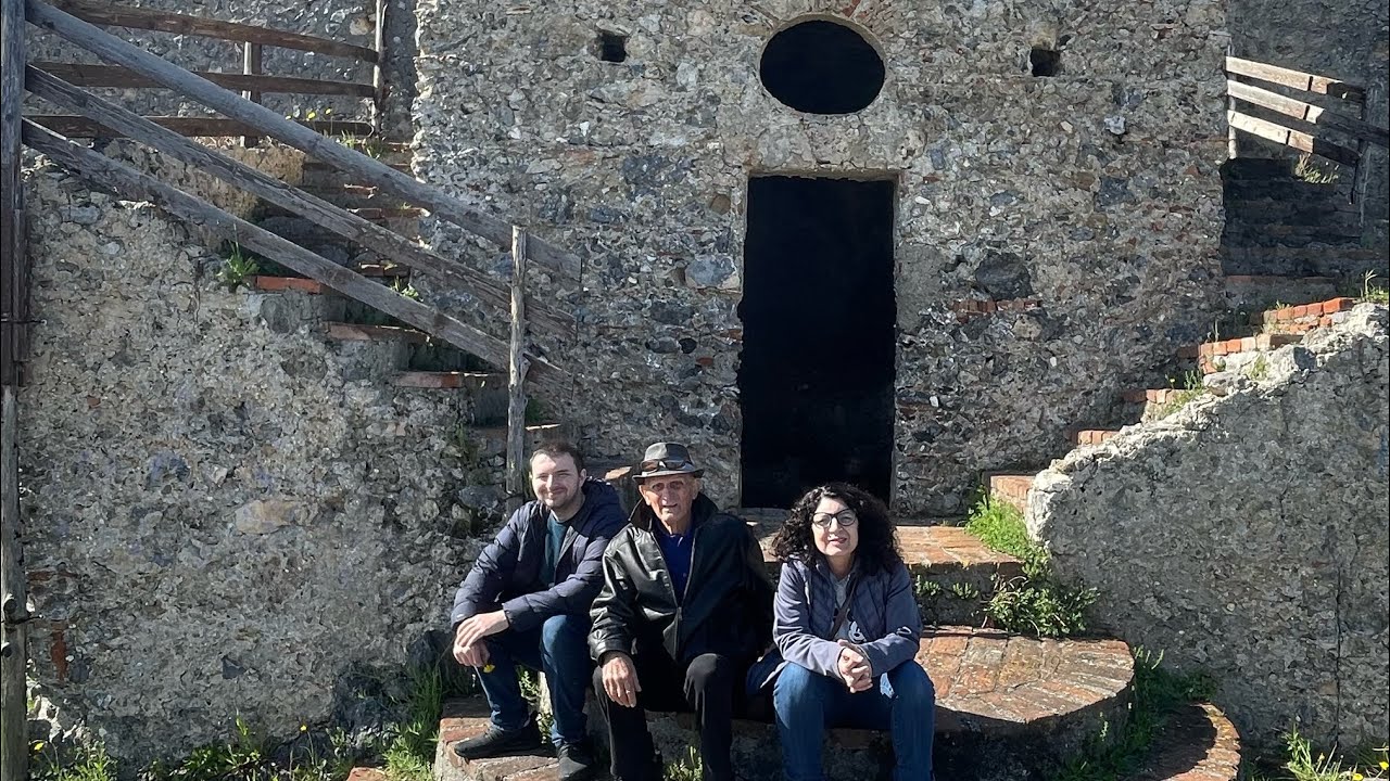 Pasquale in Italy, At the TORRE TALAO, Scalea, Calabria, Italy Tour