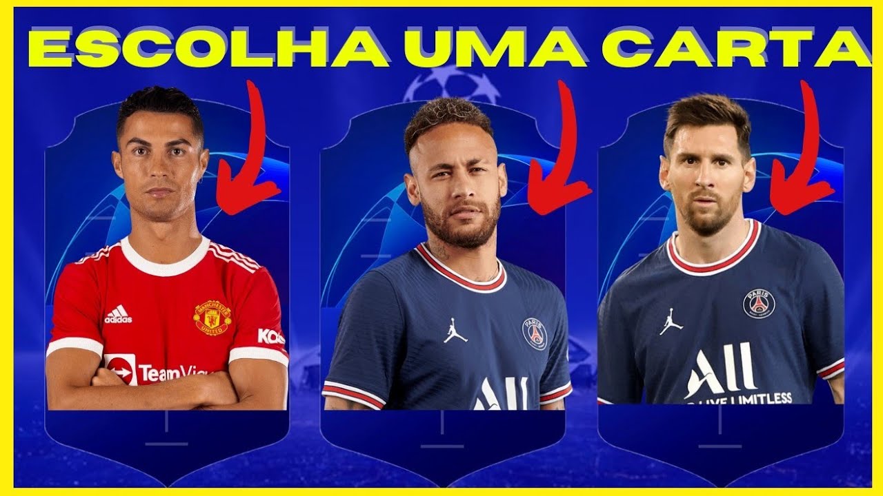 ESCOLHA UMA CARTA E MONTE SEU TIME Da Champions league 2021  -Quiz de futebol 2021