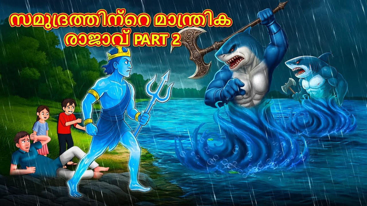 സമുദ്രത്തിന്റെ മാന്ത്രിക രാജാവ് Part 2 | Malayalam Stories | Malayalam Kathakal | Stories  Malayalam