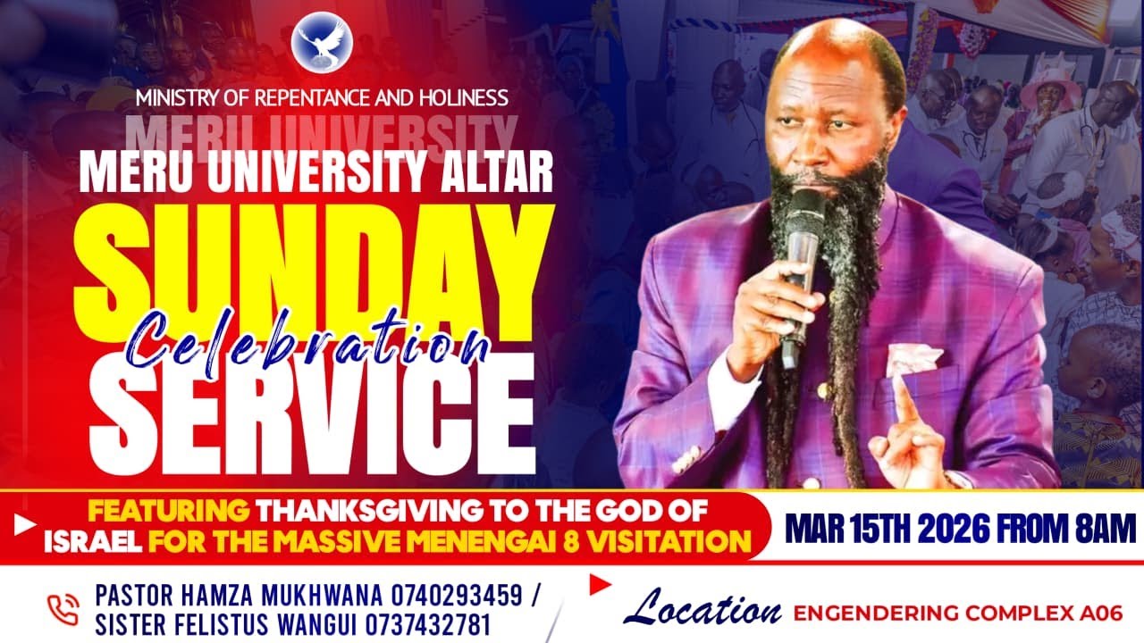 MERU UNIVERSITY ALTAR SUNDAY CELEBRATION SERVICE