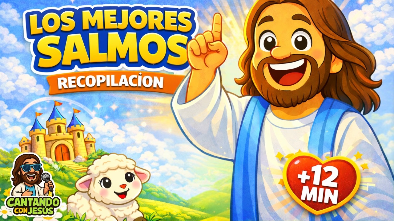 Salmos de la Biblia para niños 🎶✨ Canción Infantil para educar a los niños | Catando con Jesús