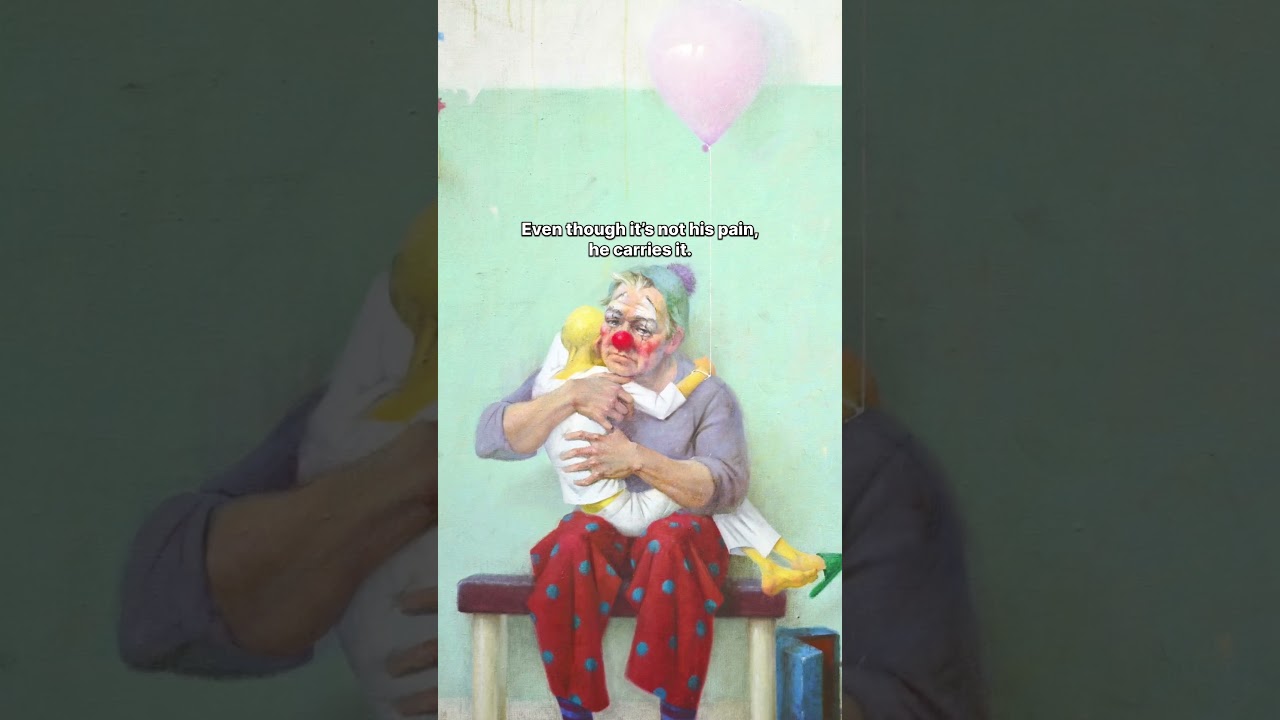 Clown & a child 
