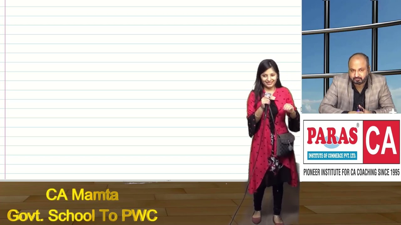 CA Mamta | PARAS Institute | Share his Success Story | 2023