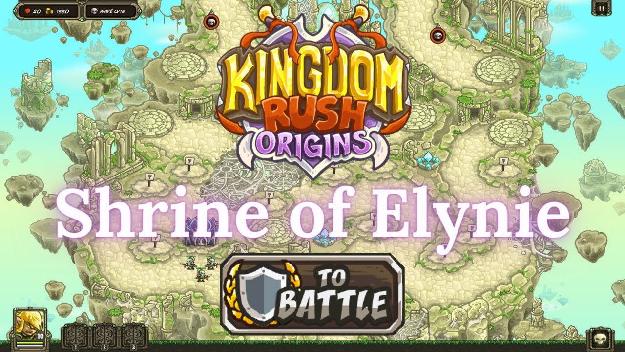 Kingdom Rush Origins - SHRINE OF ELYNIE - Heroic (IMPOSSIBLE)