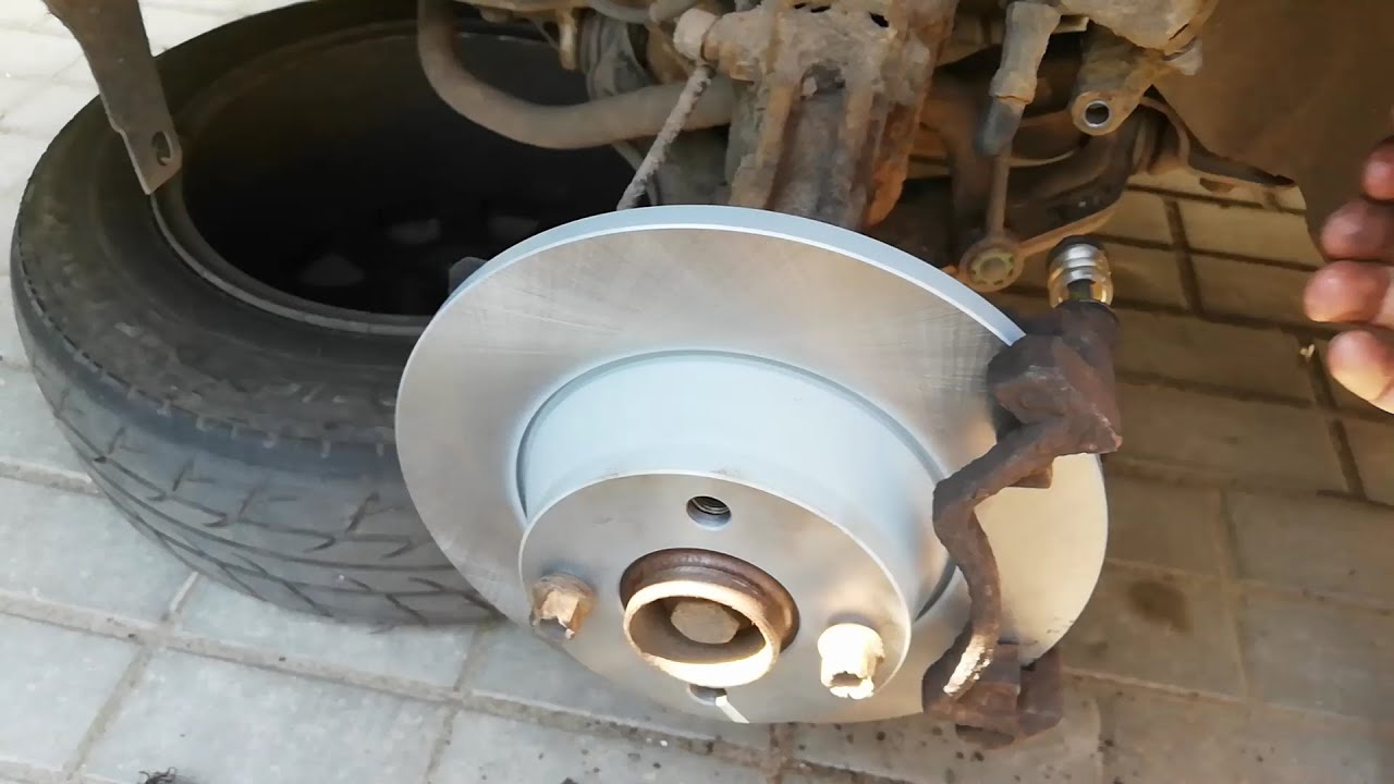 Замена тормозных дисков audi 80 b4