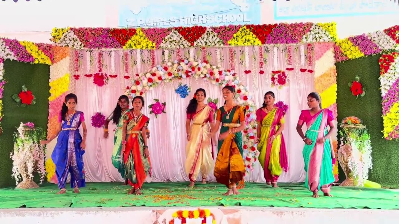Ragukalathilaka rara #8th class girls#zphs girls pentlavelli #Nagarkurnool 