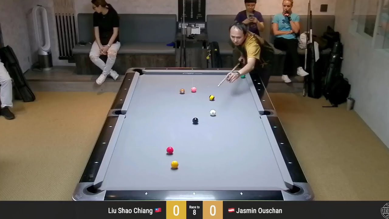 Liu Shao Chiang VS Jasmin Ouschan | Race to 8 - 9 Ball.