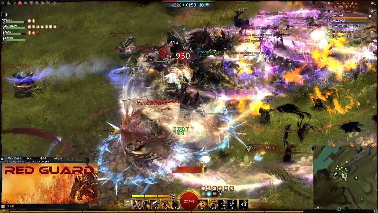 [Red Guard] Blacktide - WvW Zorrgo Warrior PoV 03-11-12