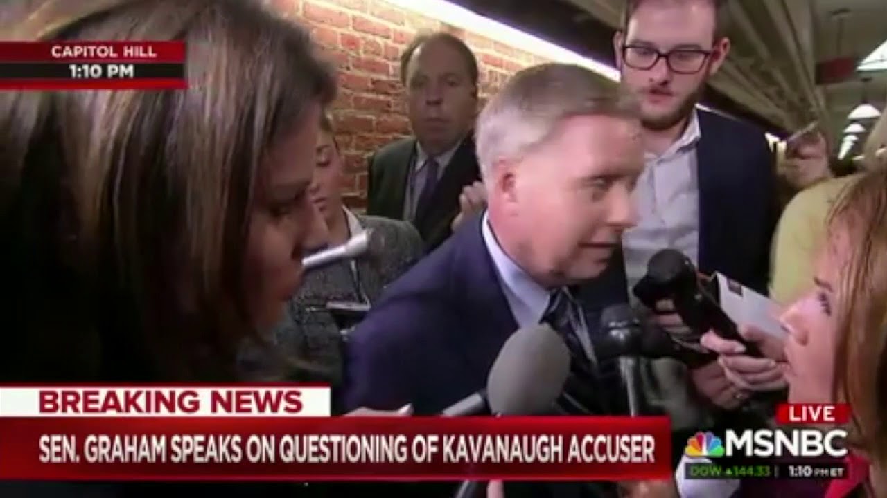 WOW! Sen  Lindsey Graham blasts the Dems over Kavanaugh