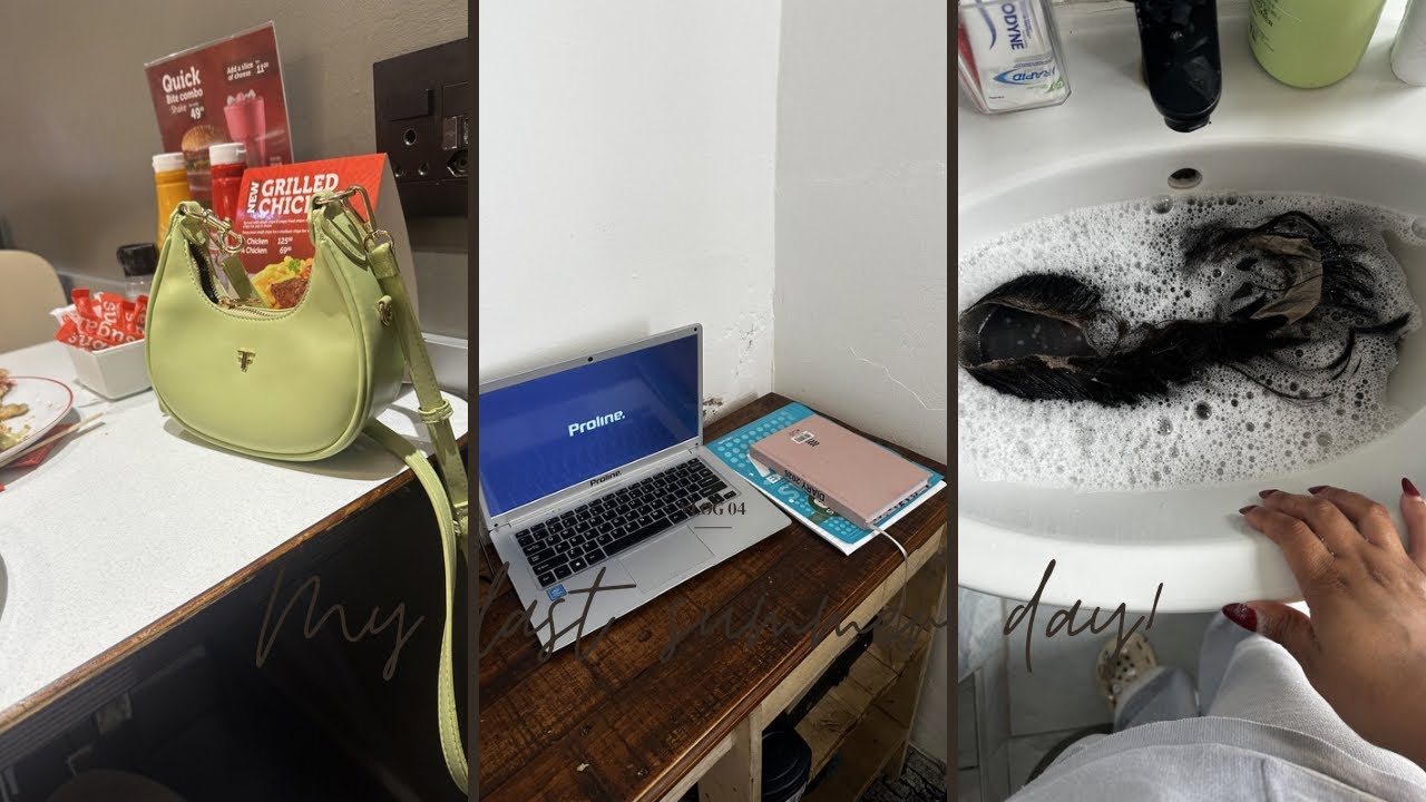Back to school//washing my weave//groucary haul 