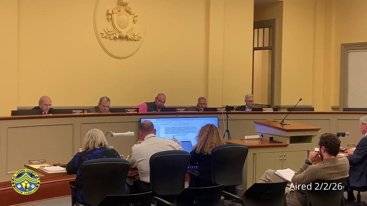 Jasper County Council Meeting 2/2/26