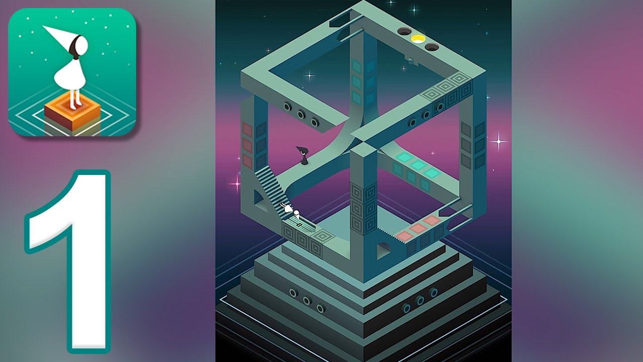 Monument Valley - Gameplay Walkthrough Part 1 - Chapters 1-10 (iOS, Android)