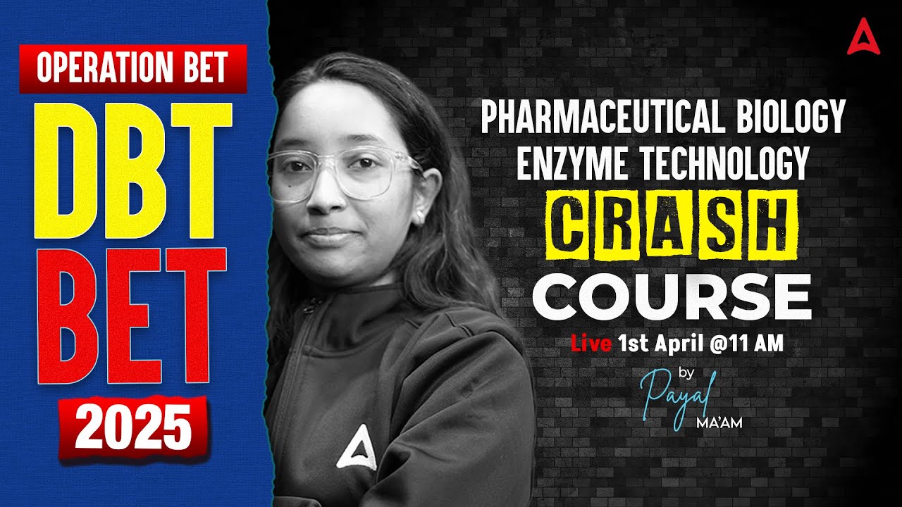 DBT BET 2025 | Pharmaceutical Biotechnology-Enzyme Technology | DBT BET Preparation | By Payal Ma'am