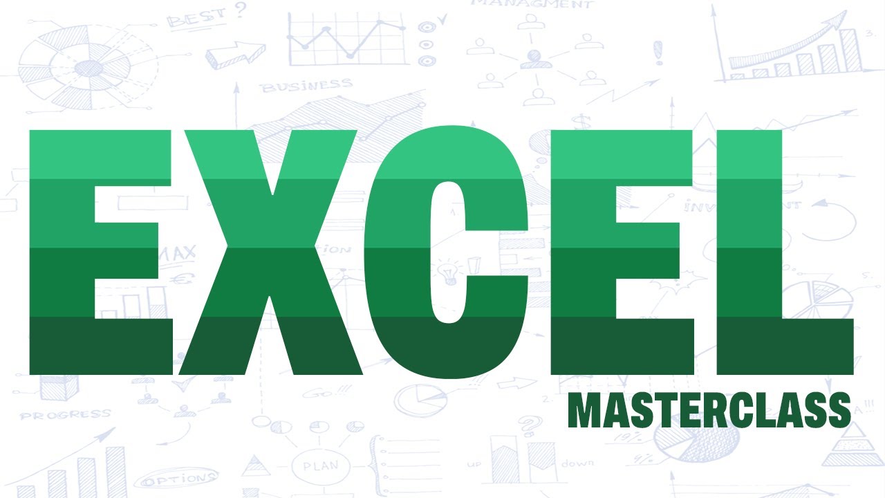 Masterclass Microsoft Excel. 9 hours of video lessons to learn everything about Excel