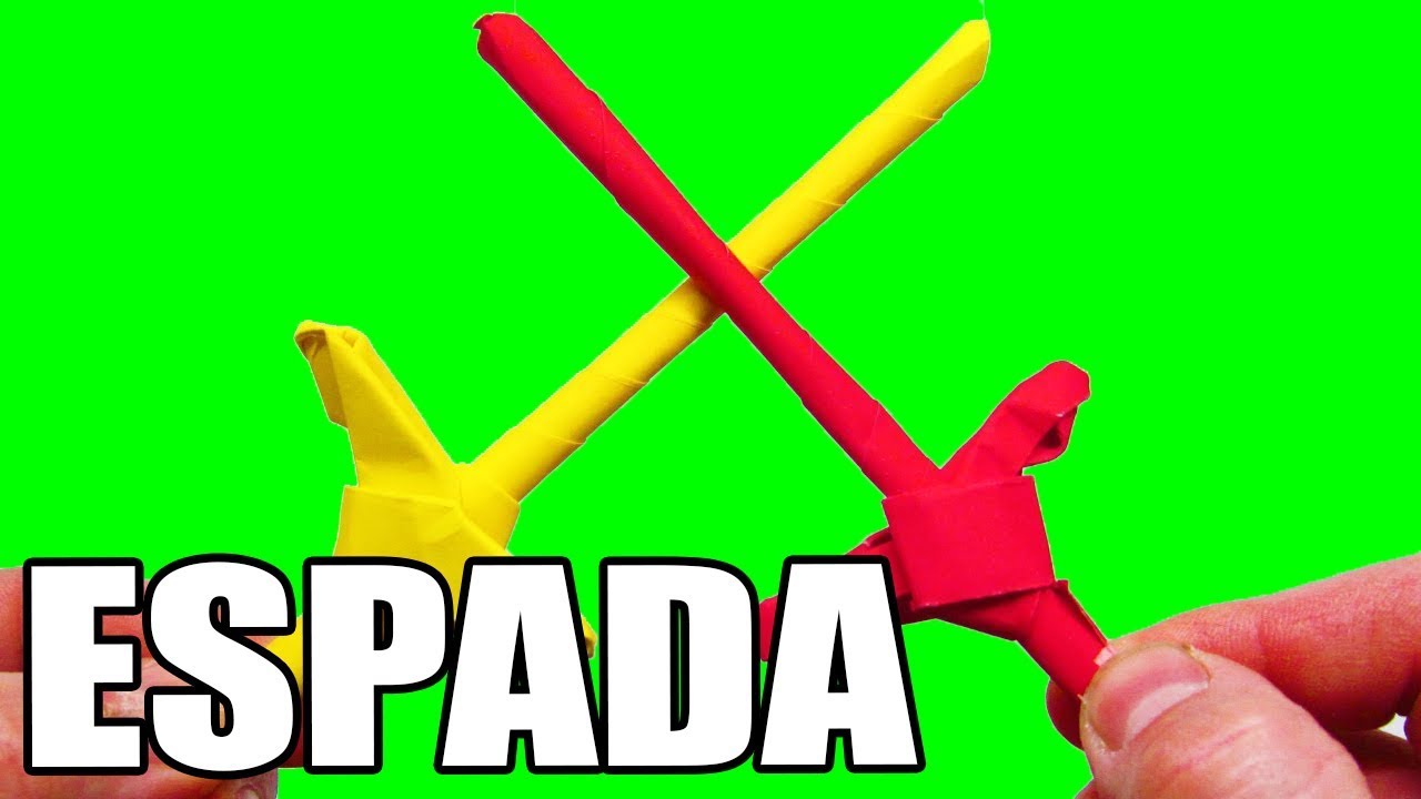 LA MEJOR ESPADA de PAPEL del MUNDO SUPER COOL | ORIGAMI FACIL