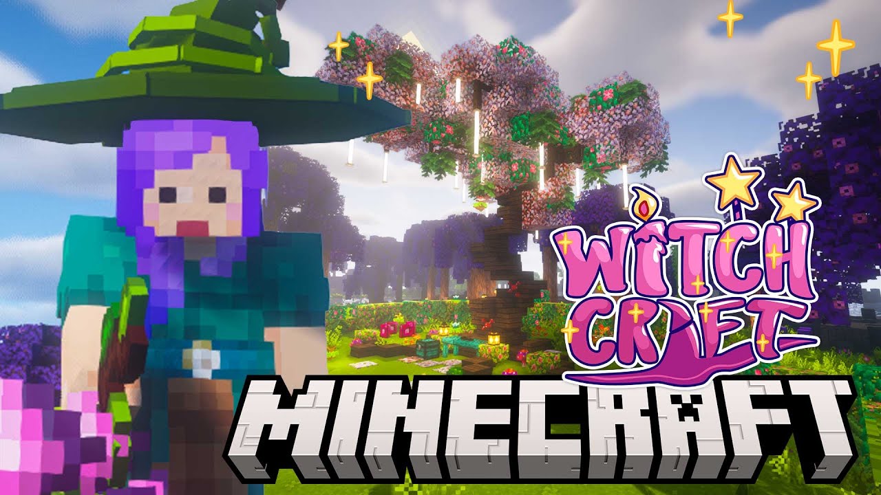 Building a MAGICAL Tree Altar ✨ | Ep11 | Minecraft Witch Craft SMP