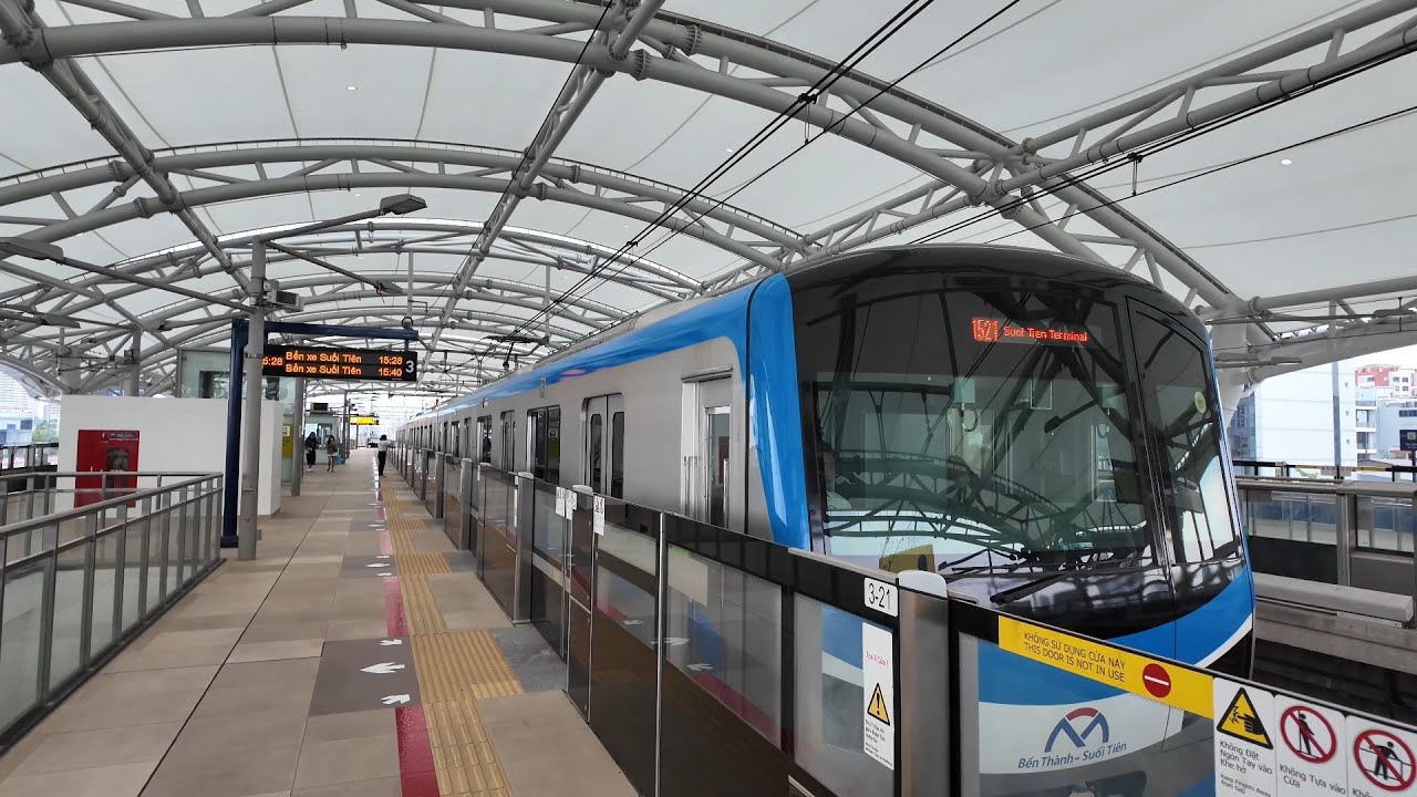 Full Ride on Saigon’s First Metro! Ben Thanh to Suoi Tien & Back