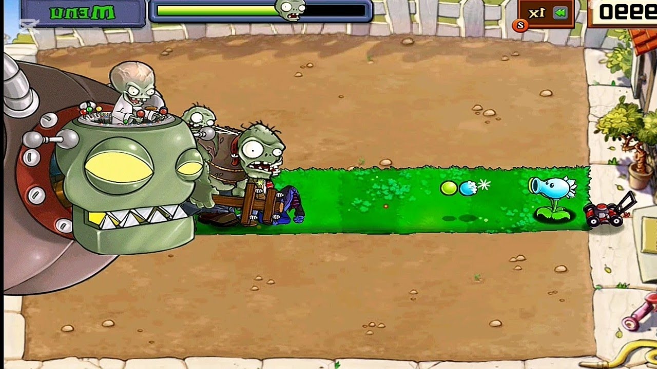 When Ice Meets Lead: Snow Pea x Peashooter vs. Dr. Zomboss