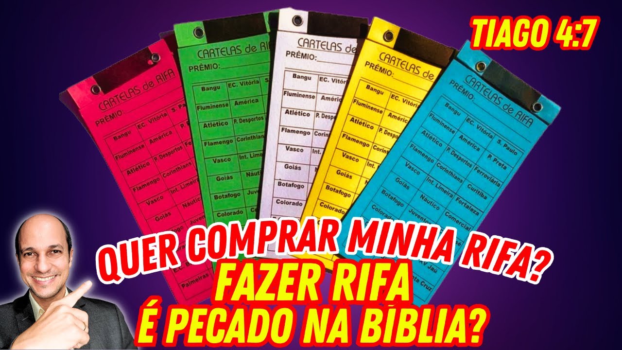 ONDE ESTÁ NA BÍBLIA QUE FAZER RIFAS É PECADO?