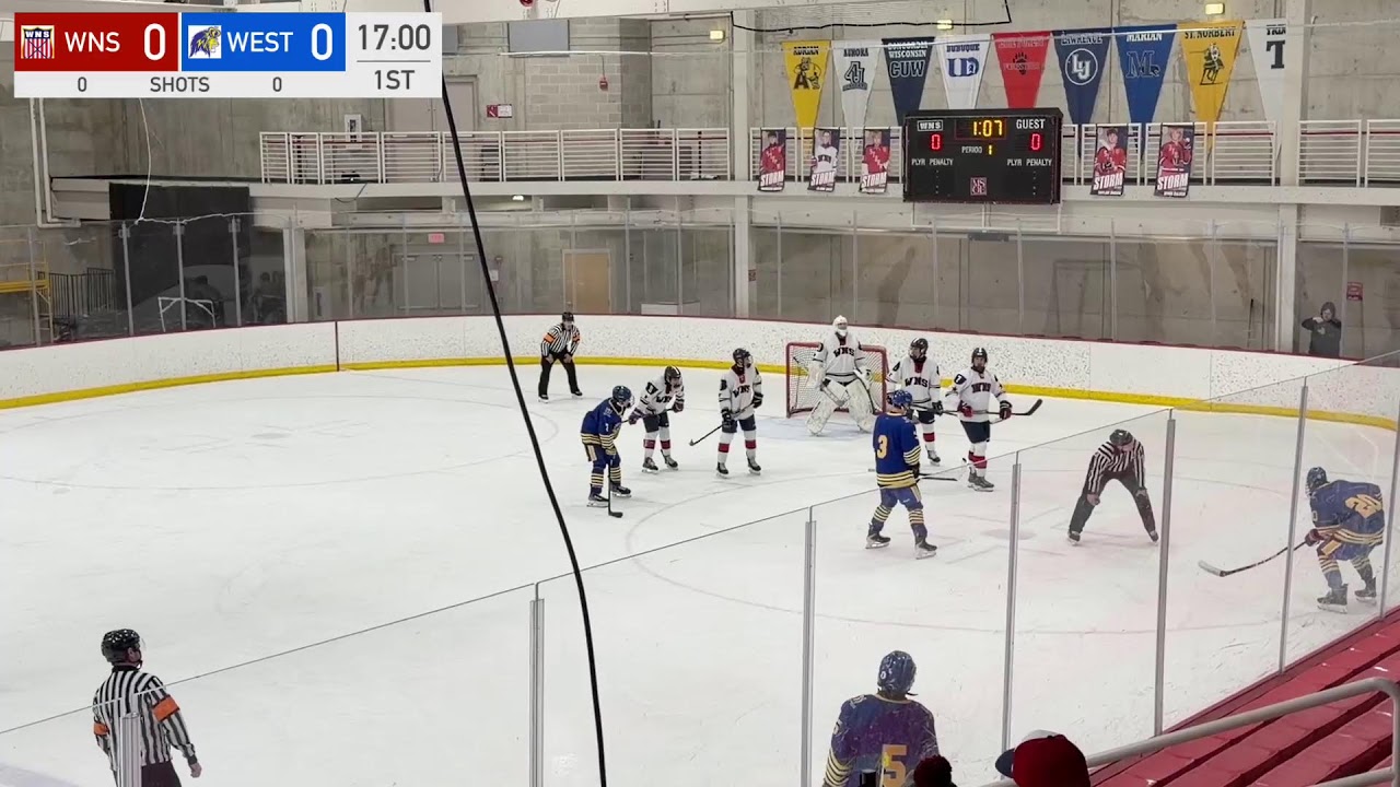Madison West Regents Hockey at WNS Storm 2/7/2026 - Period 1