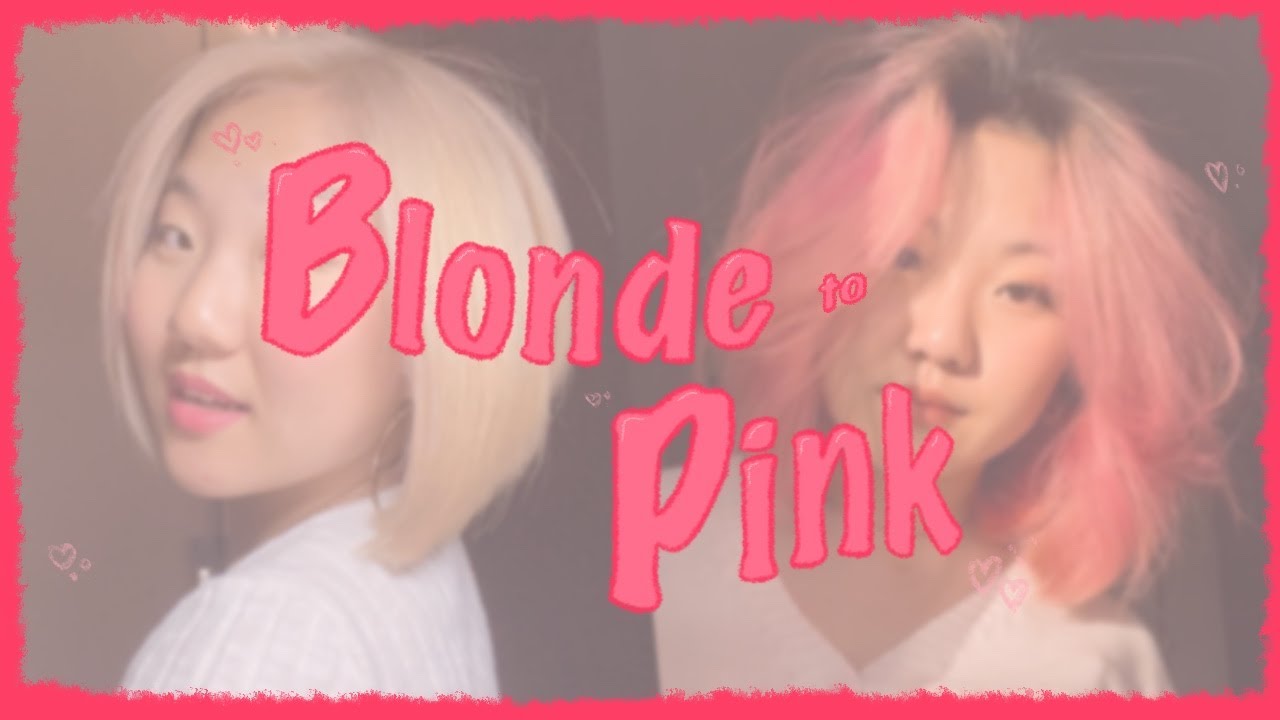 MY PINK JOURNEY // bleach london + garnier vivids + colour freedom