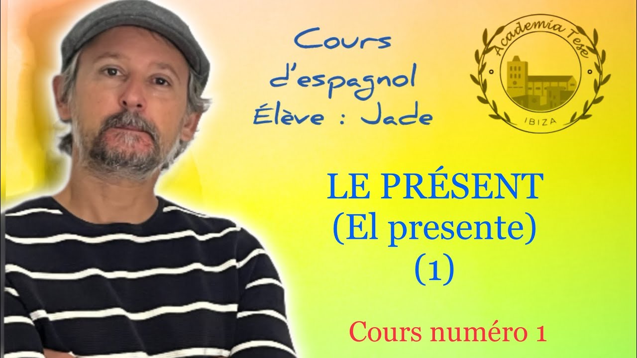 Cours d’espagnol 01 🇪🇸. LE PRÉSENT (el presente) (1) conjugaison et traduction de phrases. #espagnol