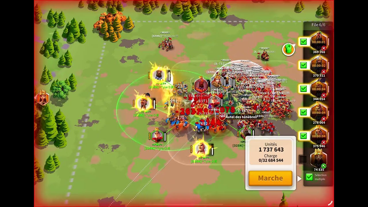 Rise of kingdom altar run, kissing afks