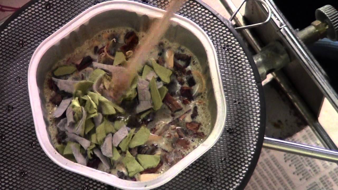 Tavolette combustibili con prodotti di origine naturale