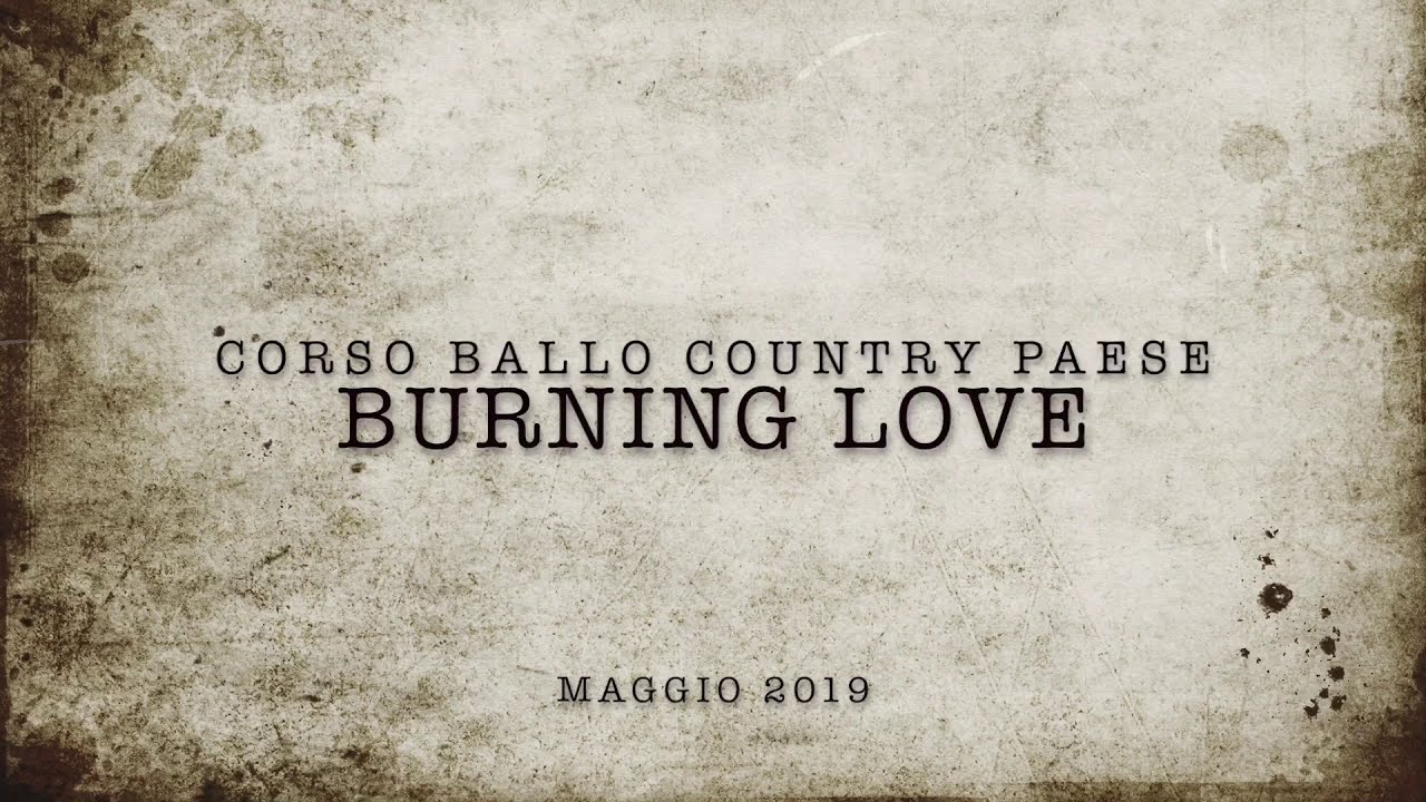 Video  corso ballo country “Burning love”