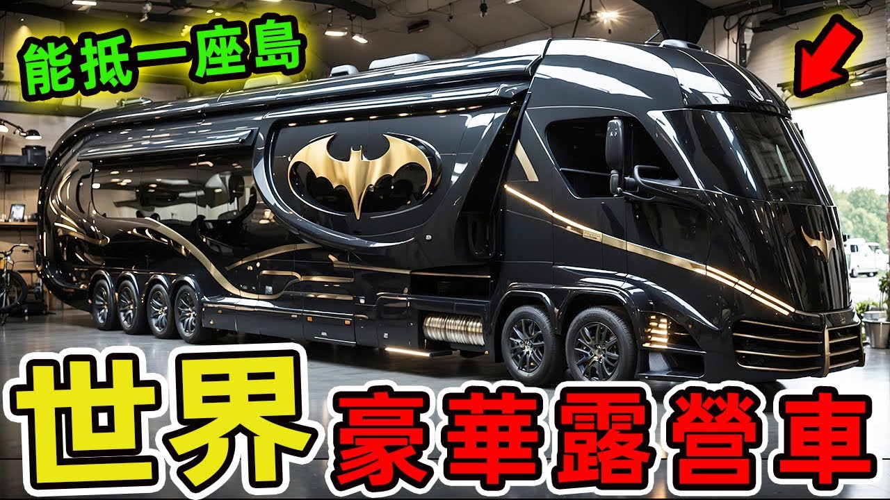 15輛令人驚歎的豪華露營車，一輛移動豪宅價格抵得上一座小島。內部裝潢媲美五星酒店，甚至能容納您的超級跑車！|世界印象 #世界之最 #出類拔萃 #腦洞大開 #top10 #汽車 #露營 #露營車