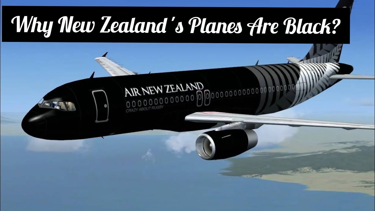 Почему новозеландские самолеты черные?