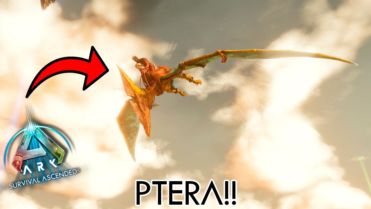 ARK Survival Ascended PS5 | Tameo de Pteranodon para poder volar ☁️☁️