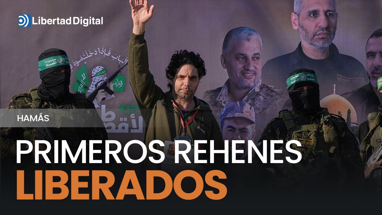 Hamás libera al primer grupo de rehenes israelíes en Gaza