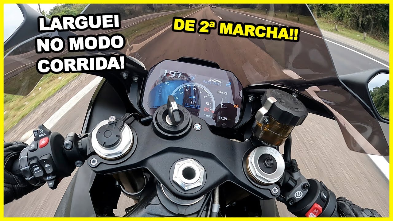 APANHEI PRA LARGAR NO LAUNCH CONTROL DA S1000RR!