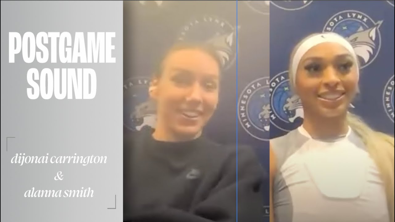 “Having That Advantage Is Amazing.” | DiJonai Carrington & Alanna Smith Postgame Sound | 08.30.25