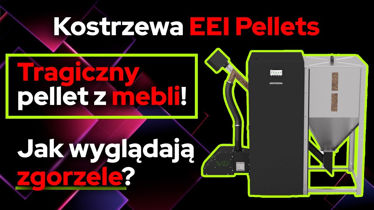 Tragiczny pellet z mebli - jak wyglądają zgorzele? Kostrzewa dała radę!  - odc. 254 Dobrekotly.pl