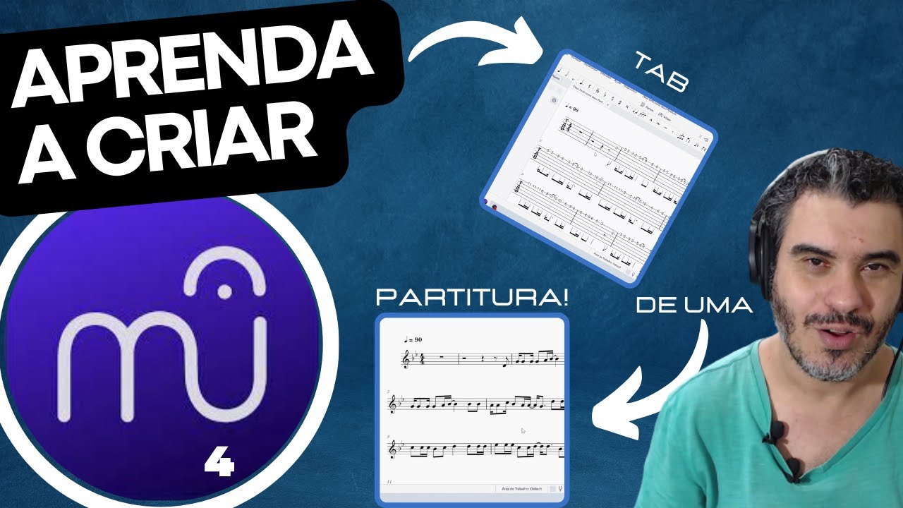 Como criar Tablatura de uma partitura do Musescore 4