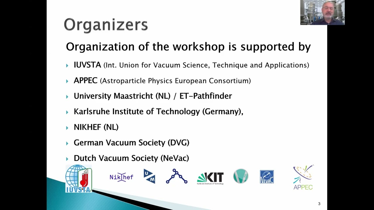 IUVSTA Workshop 109: APPEC Tech Forum Vacuum and Cryogenics - Industry meets Academia