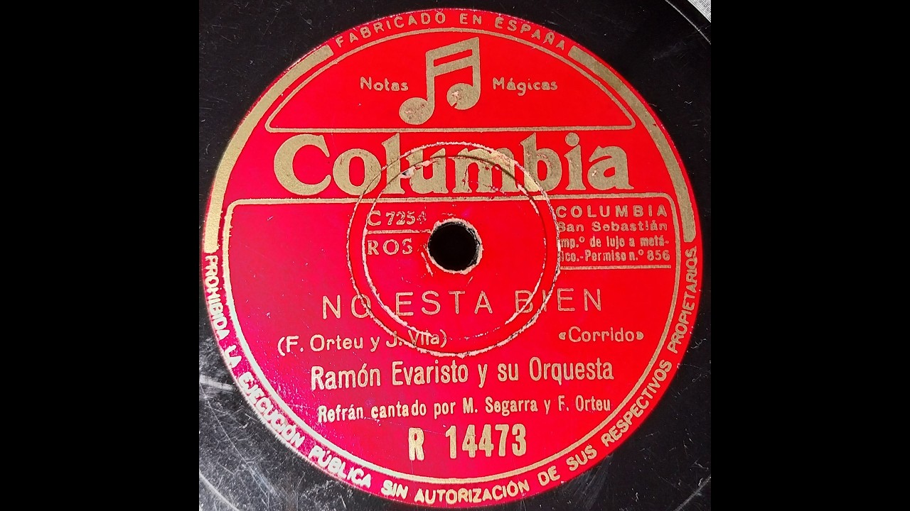 NO ESTÁ BIEN - Corrido - Ramón Evaristo y su Orquesta