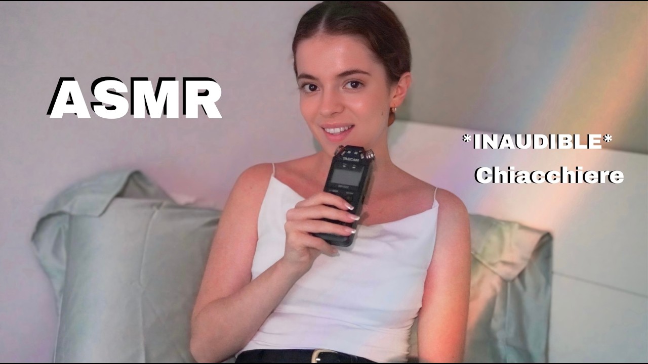 ASMR Chiacchiere sotto voce prima di dormire💬​💤​ *INAUDIBLE* | Francy ASMR