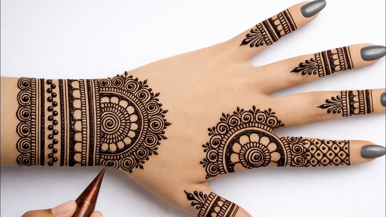 Back hand very beautiful mehndi design || mehndi design for hand || mehndi design || 