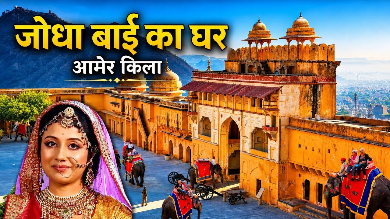 जोधा बाई का आमेर किला | Amer Fort Jaipur History Tour Guide / Amer ka kila / Amer Fort Jaipur ! 